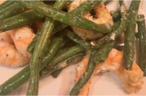 Roasted Shrimp and Green Beans